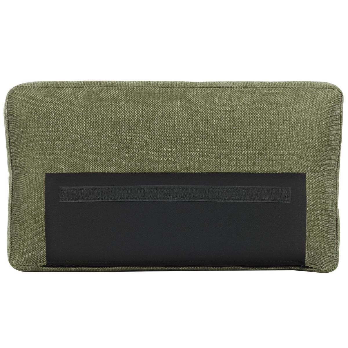 3-SITZER-SOFA dunkelgrün Nurmo - Dunkelbraun/Grün, Textil (177/78/74cm) - Beliani