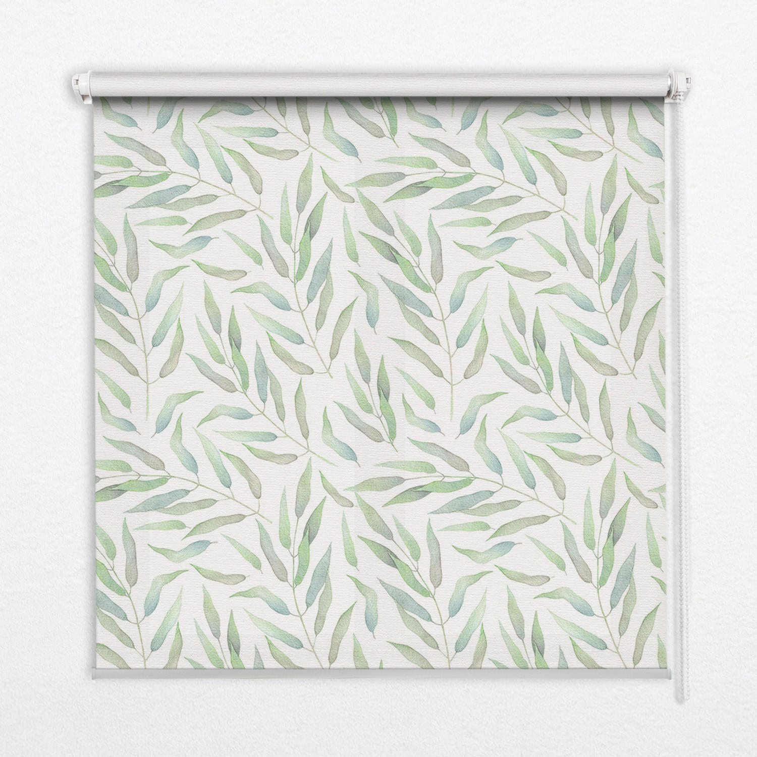 TULUP VNITŘNÍ roleta - okenní roleta - roleta - 100x180 cm - Zelené listy