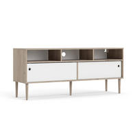 TV-ELEMENT Weiß - Weiß, Holzwerkstoff (148/64/41cm) - ebuy24