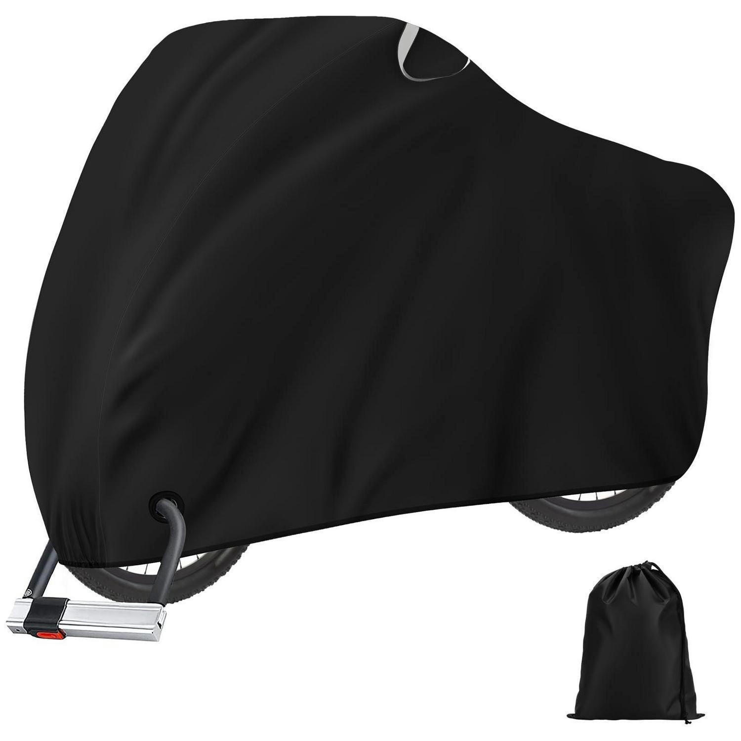 FAHRRADABDECKUNG Wasserdicht 200 x 110 x 90 cm - Schwarz, Textil (110/90/200cm)