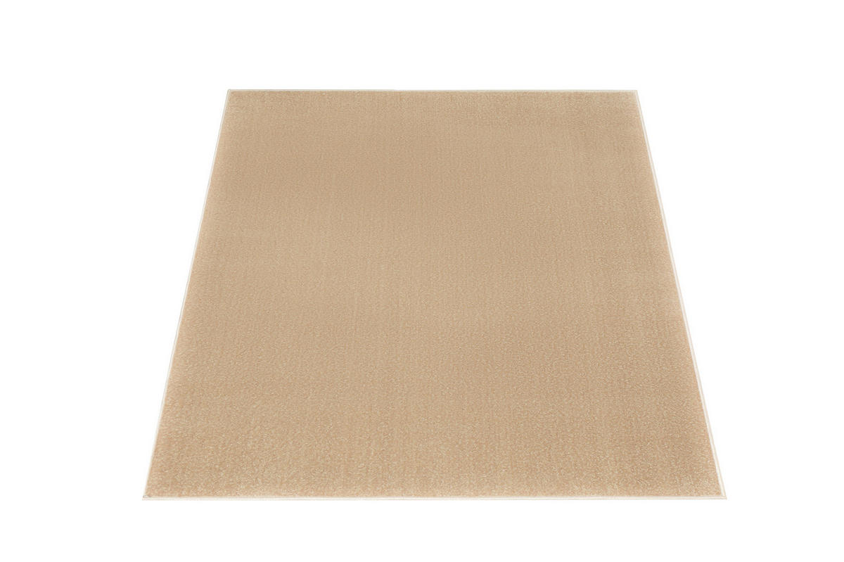 TEPPICH MONO SQUARE Beige 200/200 cm - Beige, Kunststoff (200/200cm) - Tapiso