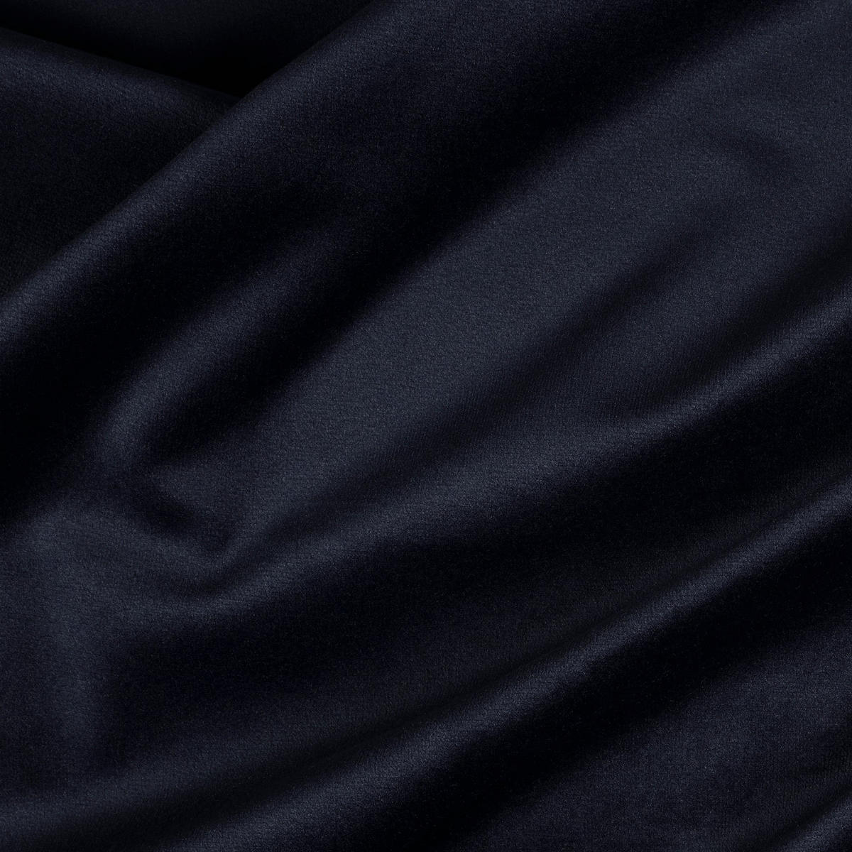 SOFA PLUM Samt Mitternachtsblau 260cm - Blau/Dunkelblau, Textil (260/83/155cm) - Premium Interiors