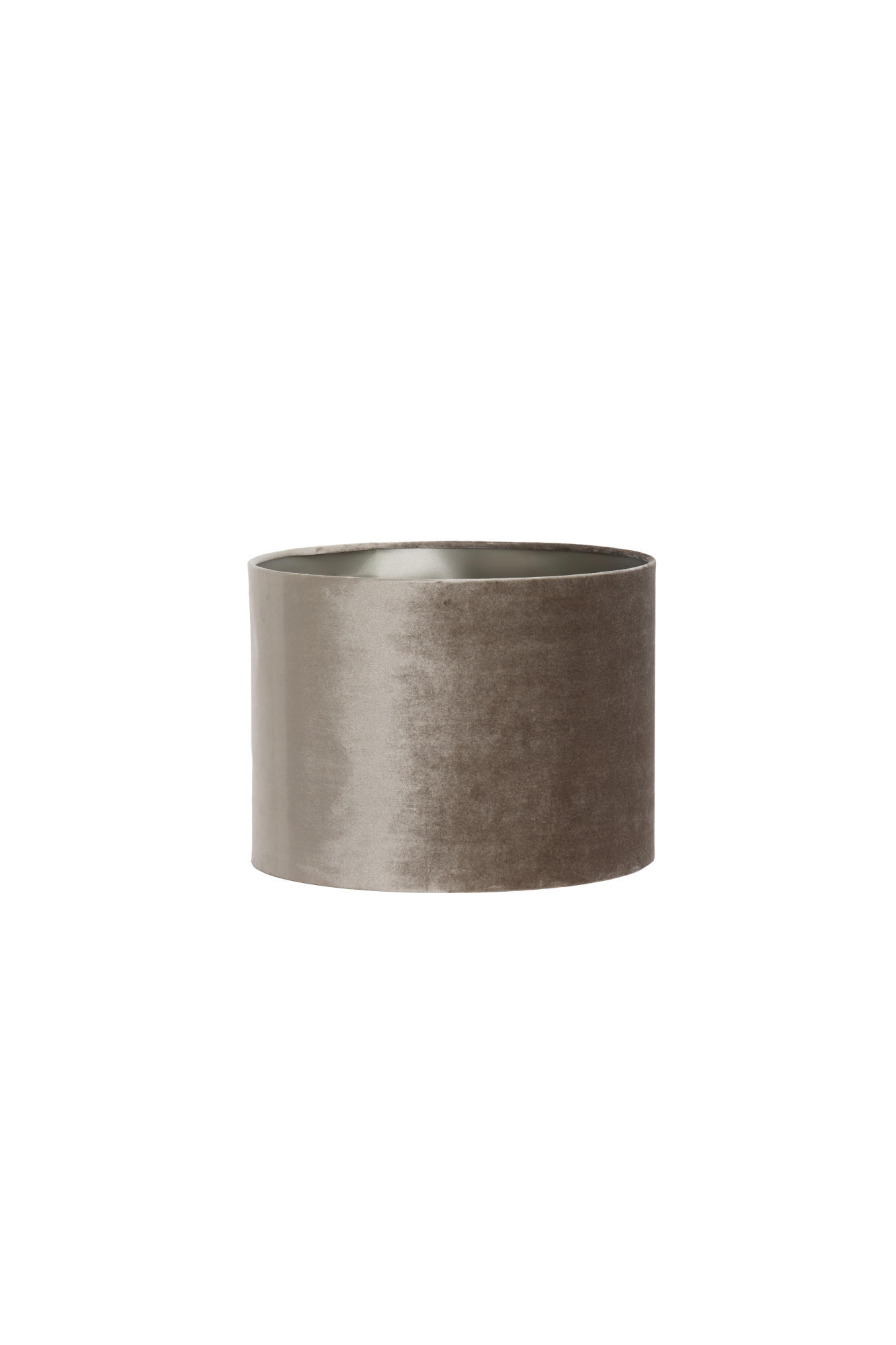 LAMPENSCHIRM Palata Braun Ø20/15 cm - Braun, Textil (20/20/15cm) - Light & Living