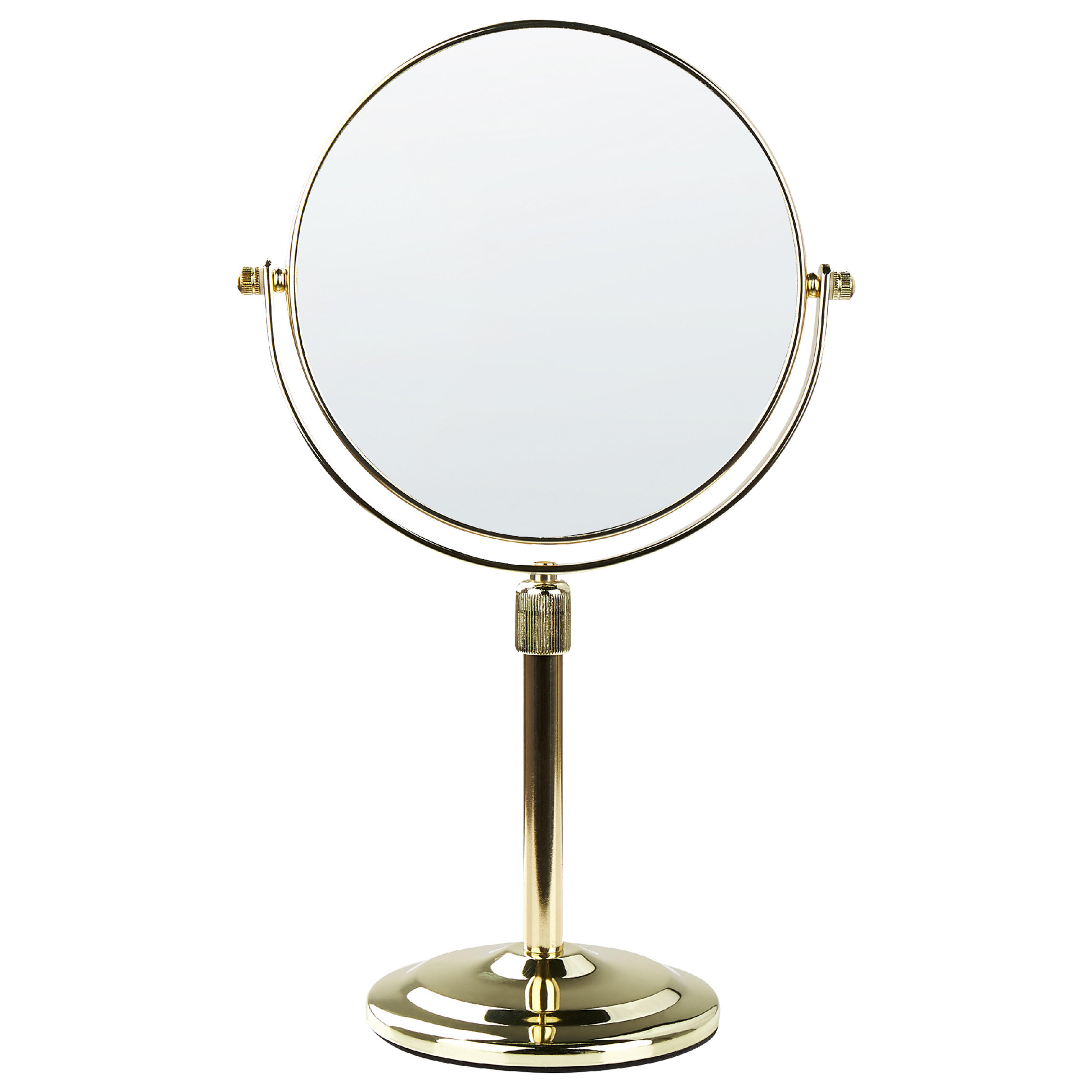 KOSMETIKSPIEGEL 20 cm Gold Aveyron - Goldfarben, Metall (13/38/20cm) - Beliani