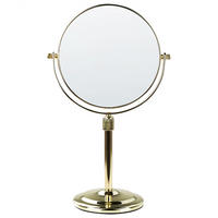 KOSMETIKSPIEGEL 20 cm Gold Aveyron - Goldfarben, Metall (13/38/20cm) - Beliani