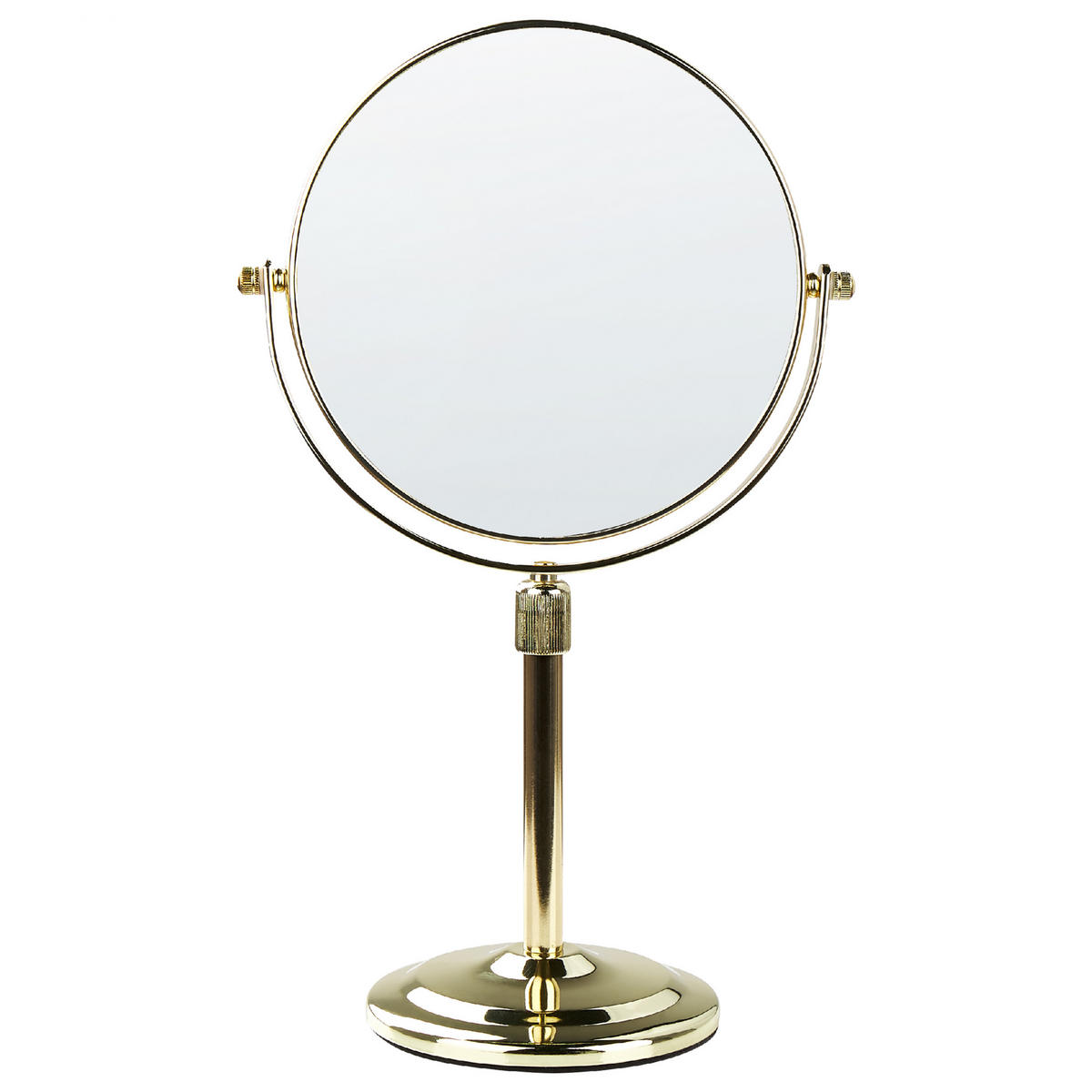 KOSMETIKSPIEGEL 20 cm Gold Aveyron - Goldfarben, Metall (13/38/20cm) - Beliani