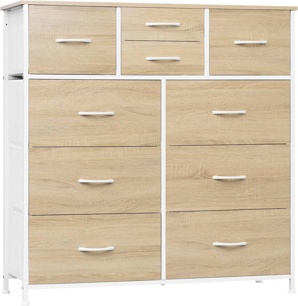 Woltu Kommode Eiche 100x100x30 cm