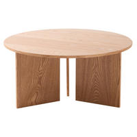 COUCHTISCH Rund Braun 80 x 80 x 38 cm - Braun, Holz (80/80/38cm) - Nordlys