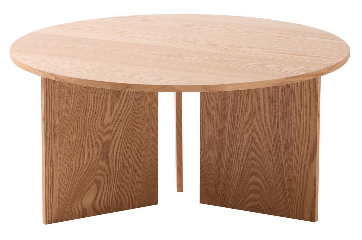 COUCHTISCH Rund Braun 80 x 80 x 38 cm - Braun, Holz (80/80/38cm) - Nordlys