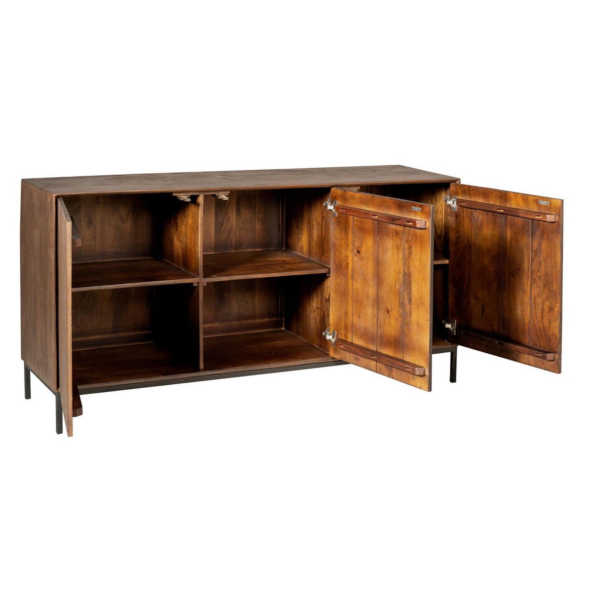 SIDEBOARD Madison Braun 45/165/55 cm - Braun, Holz (165/55/45cm) - Starfurn