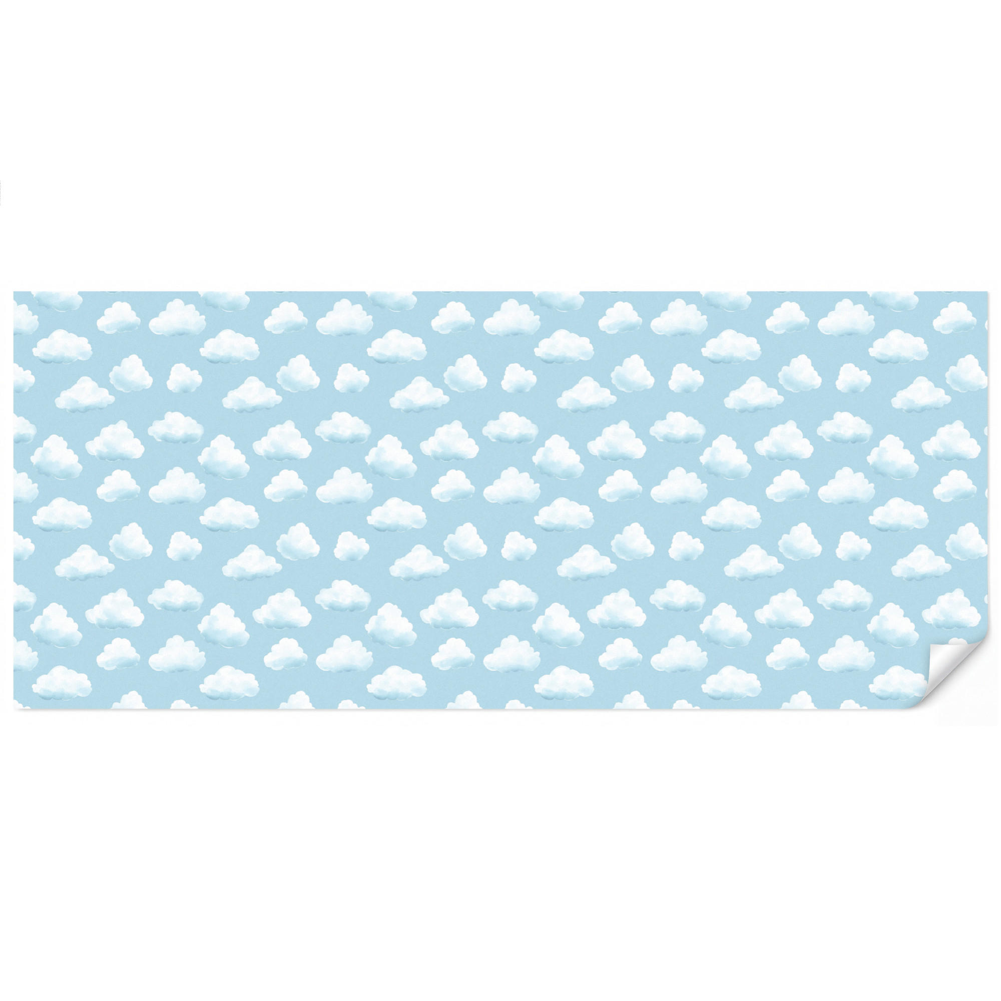 OnlyWow Kindertapete Hellblau 500x220 cm