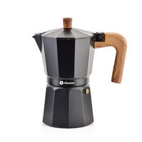 ESPRESSOKOCHER Carina Schwarz 15.4/13/22.8 cm Metall - Schwarz, Metall (13/22.8/15.4cm) - Mondex