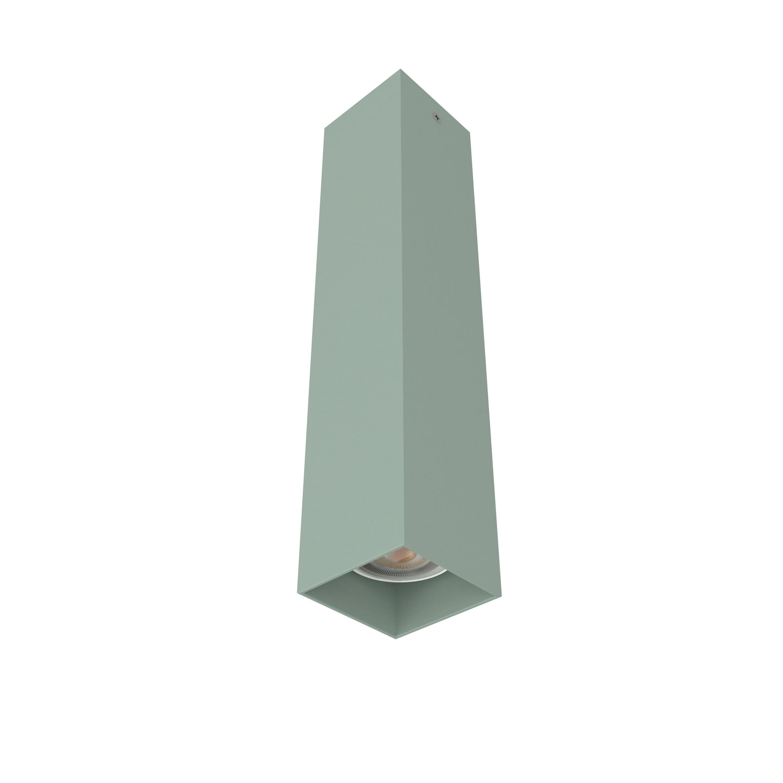 DECKENLEUCHTE Cube H30 - Grün, Metall (6/6/30cm) - Lumicom