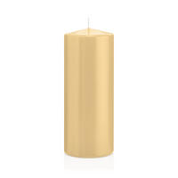 STUMPENKERZEN Champagner Ø 78 x 200 mm, 8 Stück - Champagner, Paraffin (8/20cm) - Wiedemann Kerzen