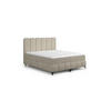 BOXBETT Isabel - Beige, Holzwerkstoff/Textil (160/200cm) - Fun Möbel