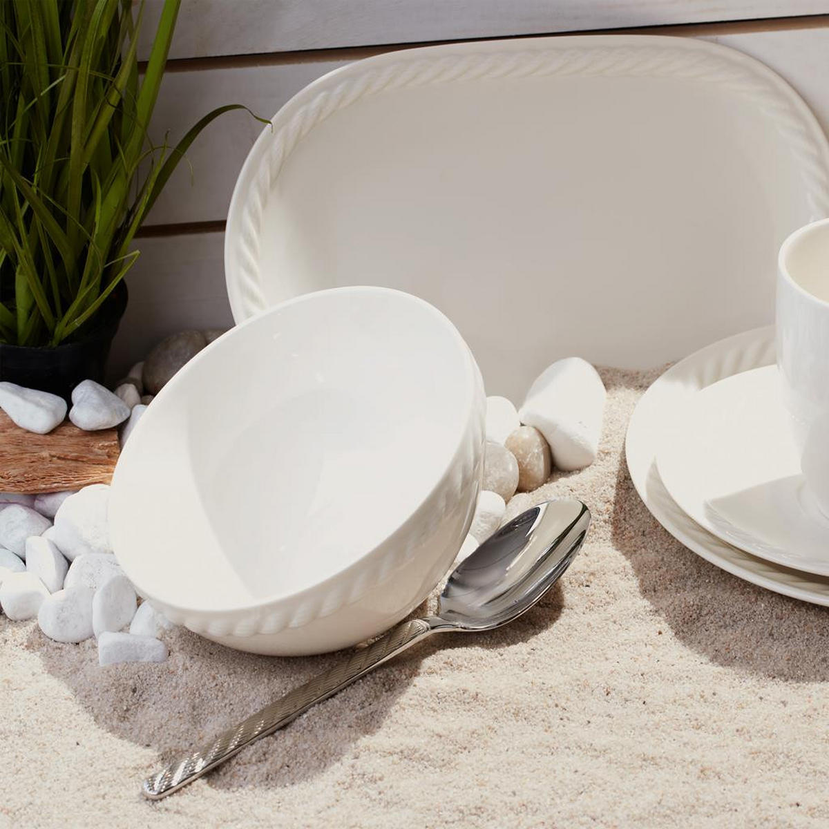 TAFELLÖFFEL Montauk silber 212 mm 6er Set - Silberfarben, Metall - Villeroy & Boch