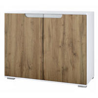 KOMMODE Sylt Eiche Wotan - Eiche Wotan, Holzwerkstoff (92.5/75.5/35cm) - Vladon