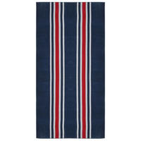 STRANDTUCH, 100x200 cm, 100% Baumwolle, Blau - Multicolor, Textil (100/200cm) - Zollner