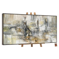 GEMÄLDE Modenschau Schattenfugenrahmen grau 120x60 cm - Grau, Holz (120/60cm) - YS-art gallery