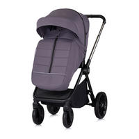 KOMBIKINDERWAGEN Encanto 3 in 1 grau Babyschale i-Size Babywanne Sportsitz - Grau, Metall (80/57/105cm) - Chipolino