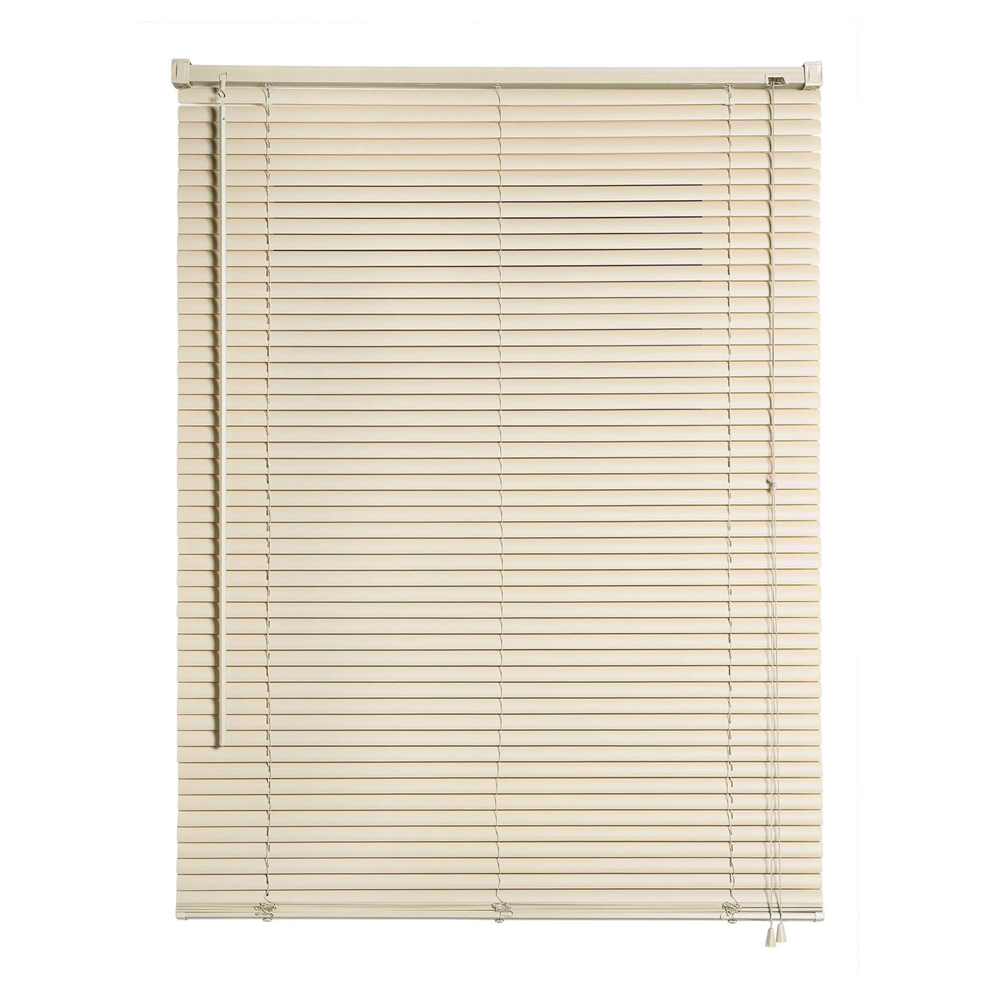 JALOUSIEN vinyl venetianische mit Beige Zugschnur 60x130 - Beige, Kunststoff (60/130cm) - STORESDECO
