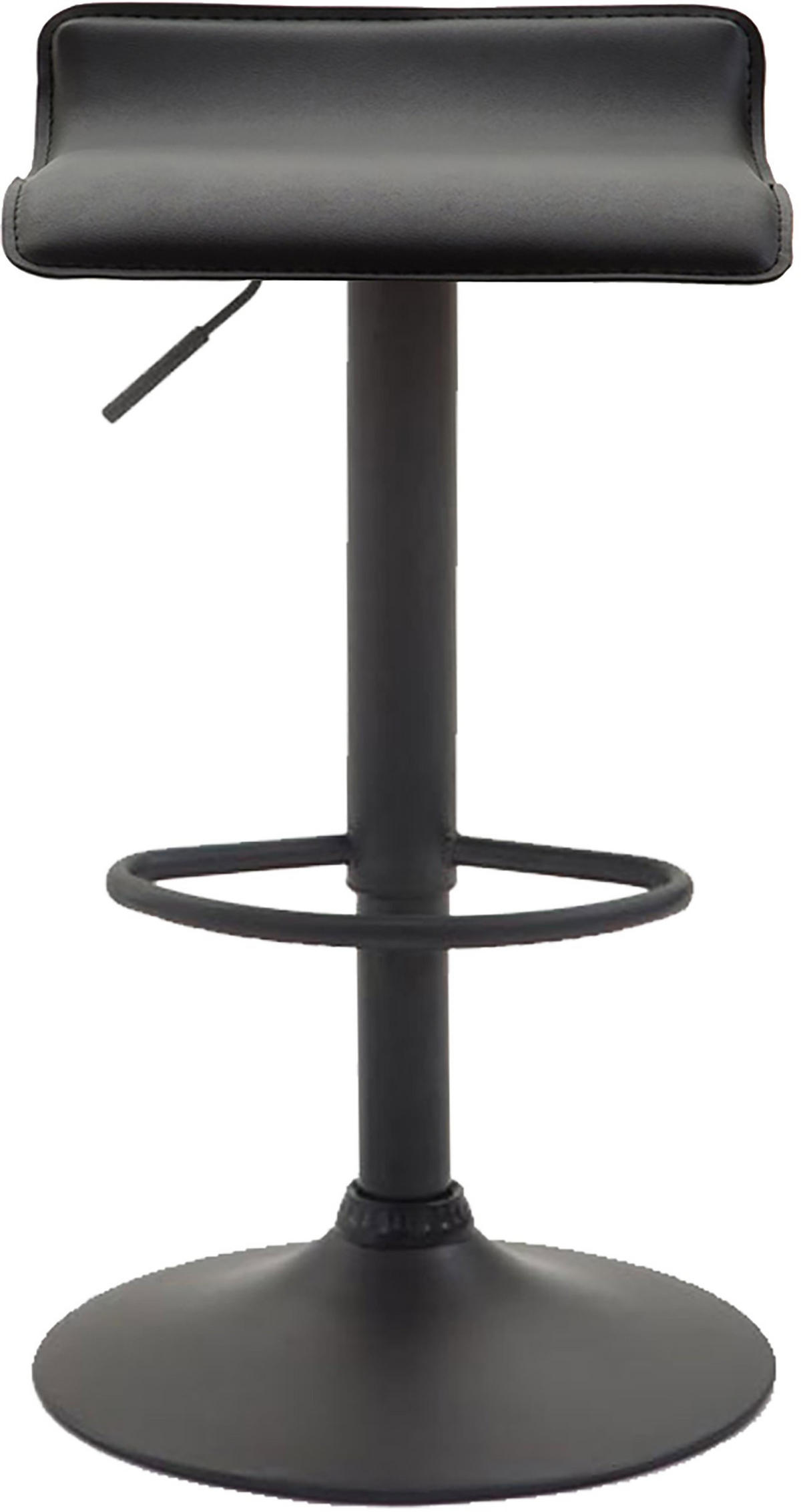 BARHOCKER Dyn V2 63-84 cm Schwarz - Schwarz, Leder (36/63/39cm) - furnicato