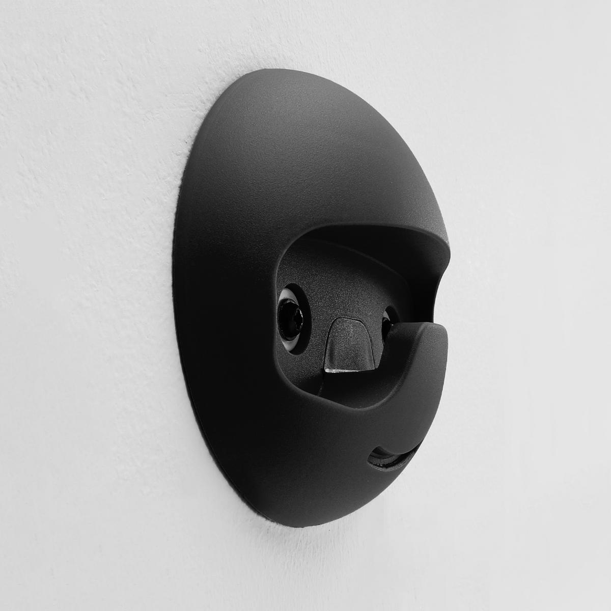 WANDHÄNGER Napier, Schwarz, Kunststoff - Schwarz, Kunststoff (13.5/5/27.5cm) - EMUCA