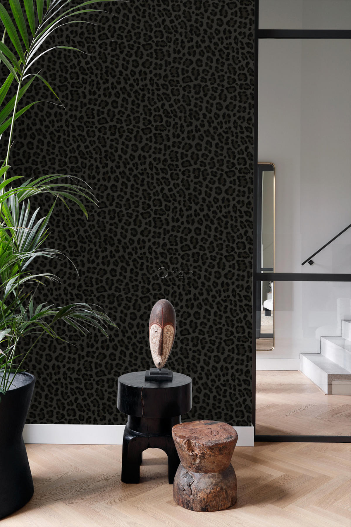 TAPETE Leopardenmuster 53 cm x 10.05 m - Braun, Papier (53/1000cm) - Origin Wallcoverings
