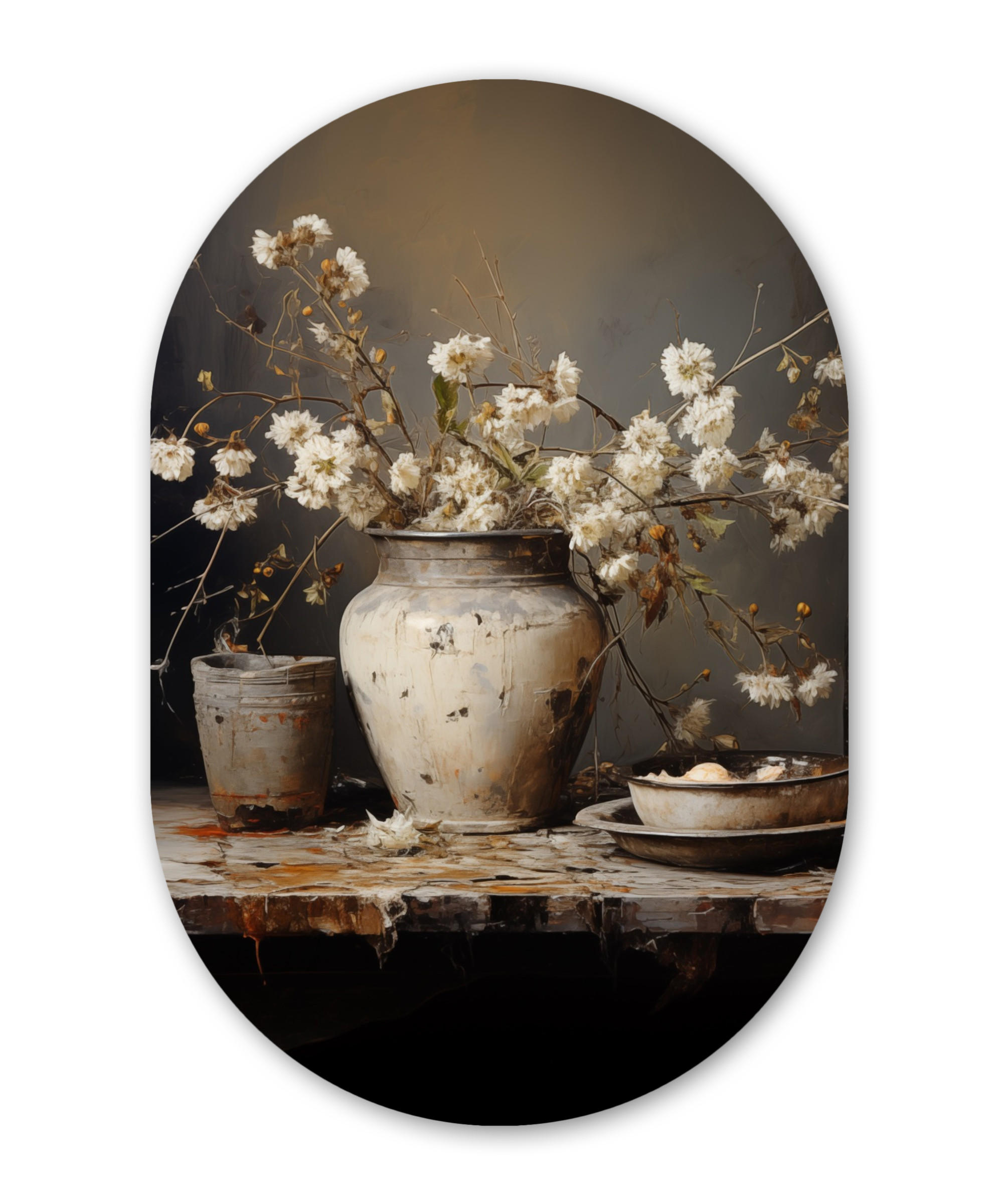 MuchoWow Wandbild Ecru 40x60 cm