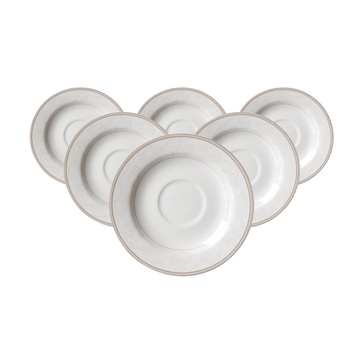 ESPRESSOUNTERTASSEN Isabella beige ø 13 cm 6er Set - Beige, Keramik (13cm) - Ritzenhoff Breker