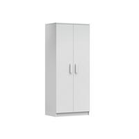 KINDERKLEIDERSCHRANK INGE 06 80/193/50 cm Weiß/Weiß - Weiß, Holzwerkstoff (80/192/50cm) - Deine Möbel 24