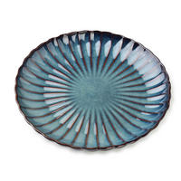DINNERTELLER Evie Blau 27/27/4 cm Keramik - Blau, Keramik (27cm) - Mondex