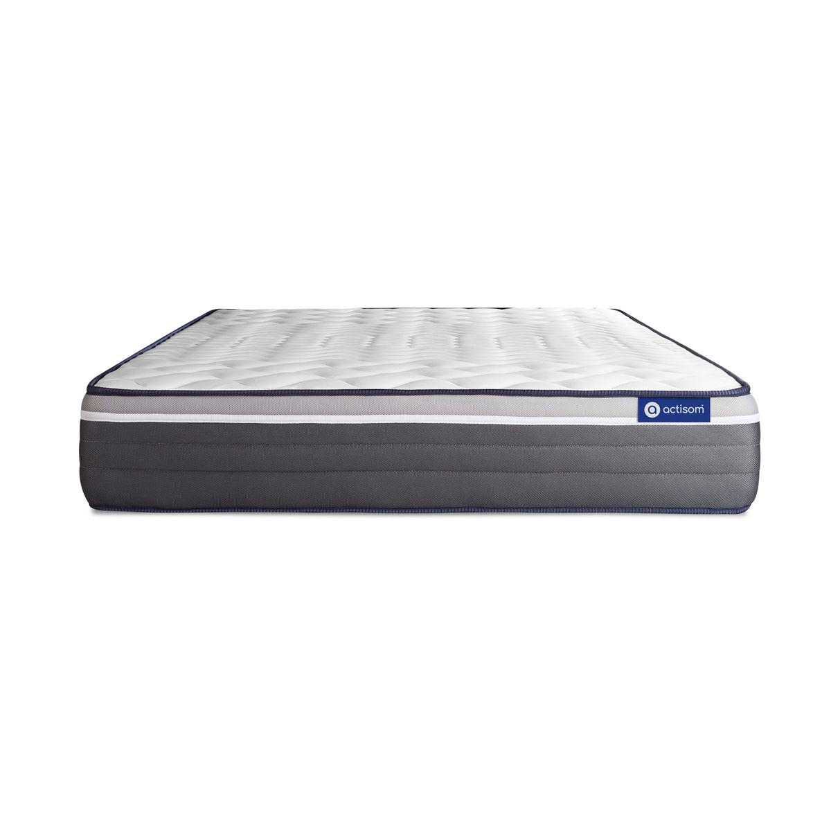 MATRATZE Actimemo plus Memory-Schaum 200 x 200 cm h4 - Weiß, Textil (200/200cm) - ACTISOM
