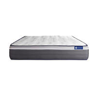 MATRATZE Actiflex plus Taschenfederkern und Memory-Schaum 130 x 190 cm h4 - Weiß, Textil (130/190cm) - ACTISOM