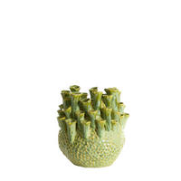 VASE Kyral Grün Ø27,5/27,5 cm - Grün, Keramik (27.5cm) - Light & Living