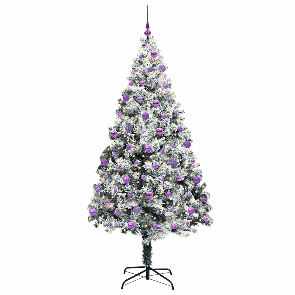 vidaXL Weihnachtsbaum Weiß 210 cm