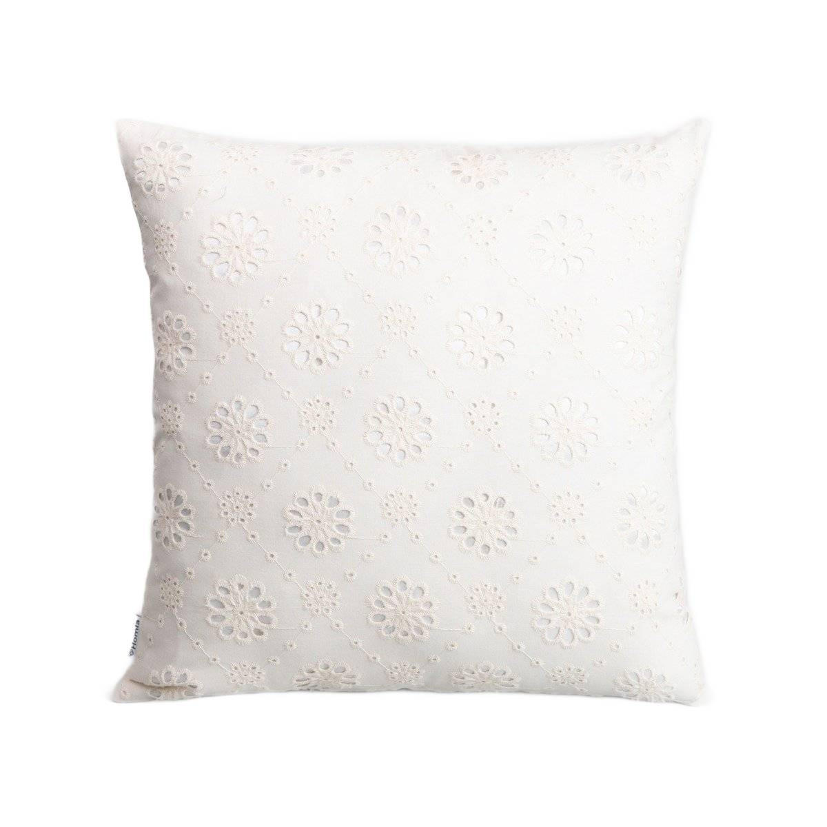 KOPFKISSENBEZUG Faris ecru 45/45 cm - Ecru, Textil (45/45cm) - Homla