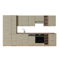 KUHINJSKI BLOK Fame-Line Hrast Panel/Zlatna Snaga Hrasta 355 cm , RP Hrast - hrast medunac/boje hrasta, drvni materijal (355/206.8/60cm) - Vicco