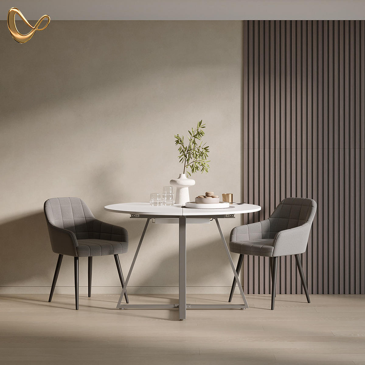 WANDPANEELE Grivola Nussbaum/Braun 12 Stück - Walnussfarben/Braun, Holzwerkstoff (120/40/1.8cm) - Livinity®
