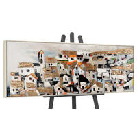 GEMÄLDE Sonnenhäuser Schattenfugenrahmen Beige 150x50 cm - Beige, Holz (150/50cm) - YS-art gallery