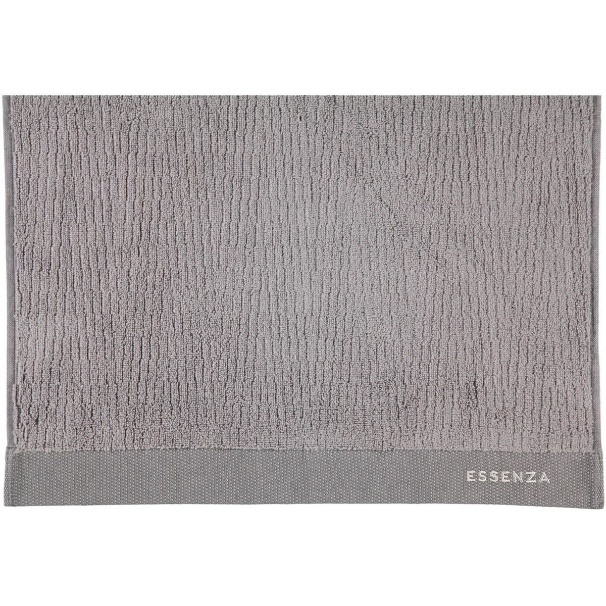 HANDTÜCHER CONNECT ORGANIC LINES GREY - Grau, Textil (60/110cm) - Essenza