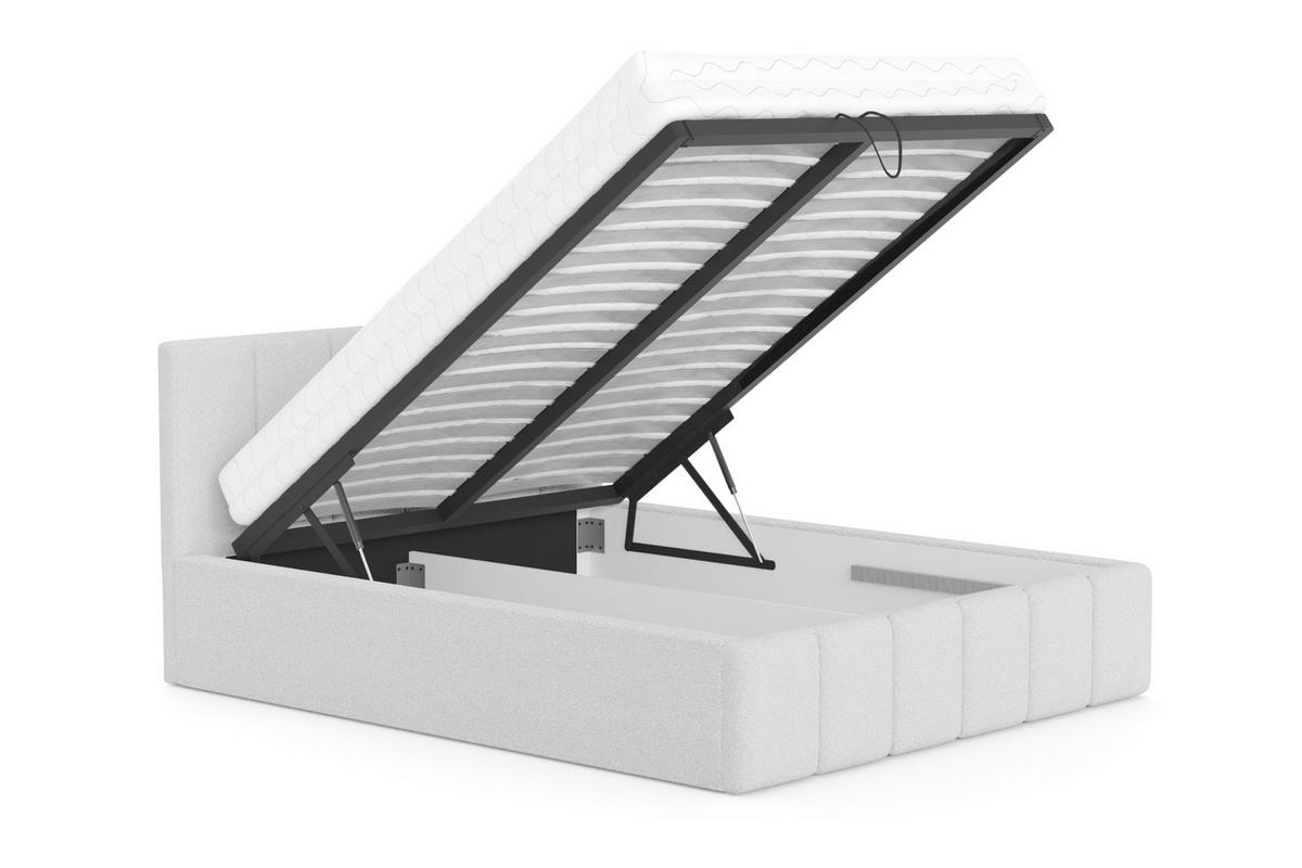 POLSTERBETT BEN 180/200 in Velours Schwarz - Schwarz, Holz/Holzwerkstoff (180/200cm) - Deine Möbel 24