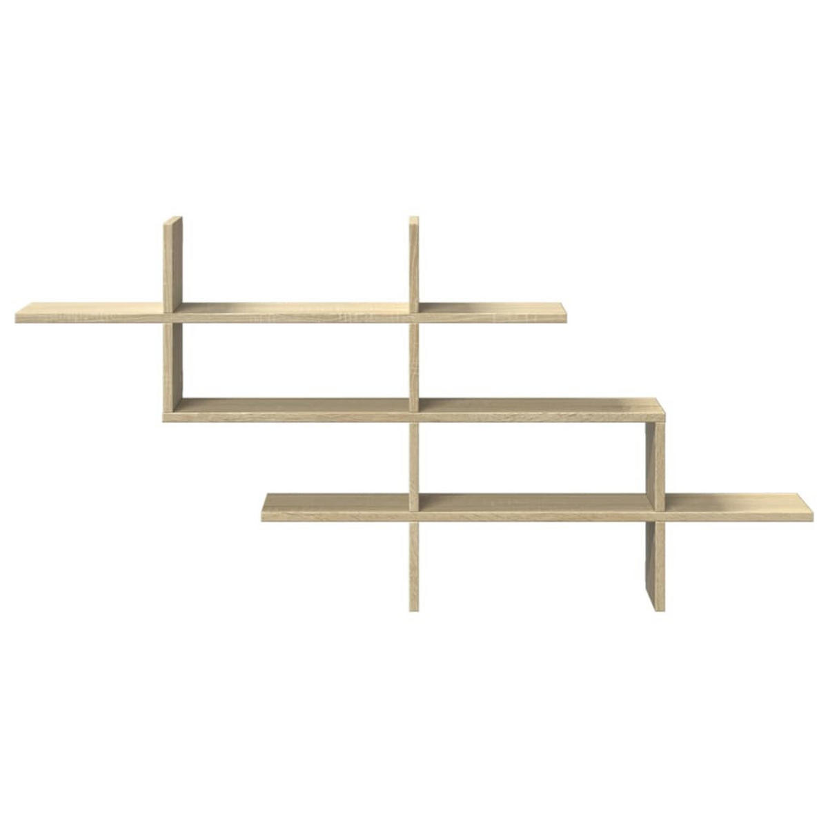 WANDREGAL Sonoma-Eiche 124.5/18/60.5 Cm Holzwerkstoff - Braun, Holzwerkstoff (18/60.5/124.5cm) - vidaXL