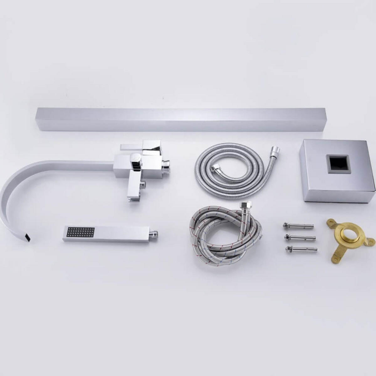 STANDARMATUR SKY - Edelstahl - Chromfarben, Metall (15/112/20cm) - Home Deluxe