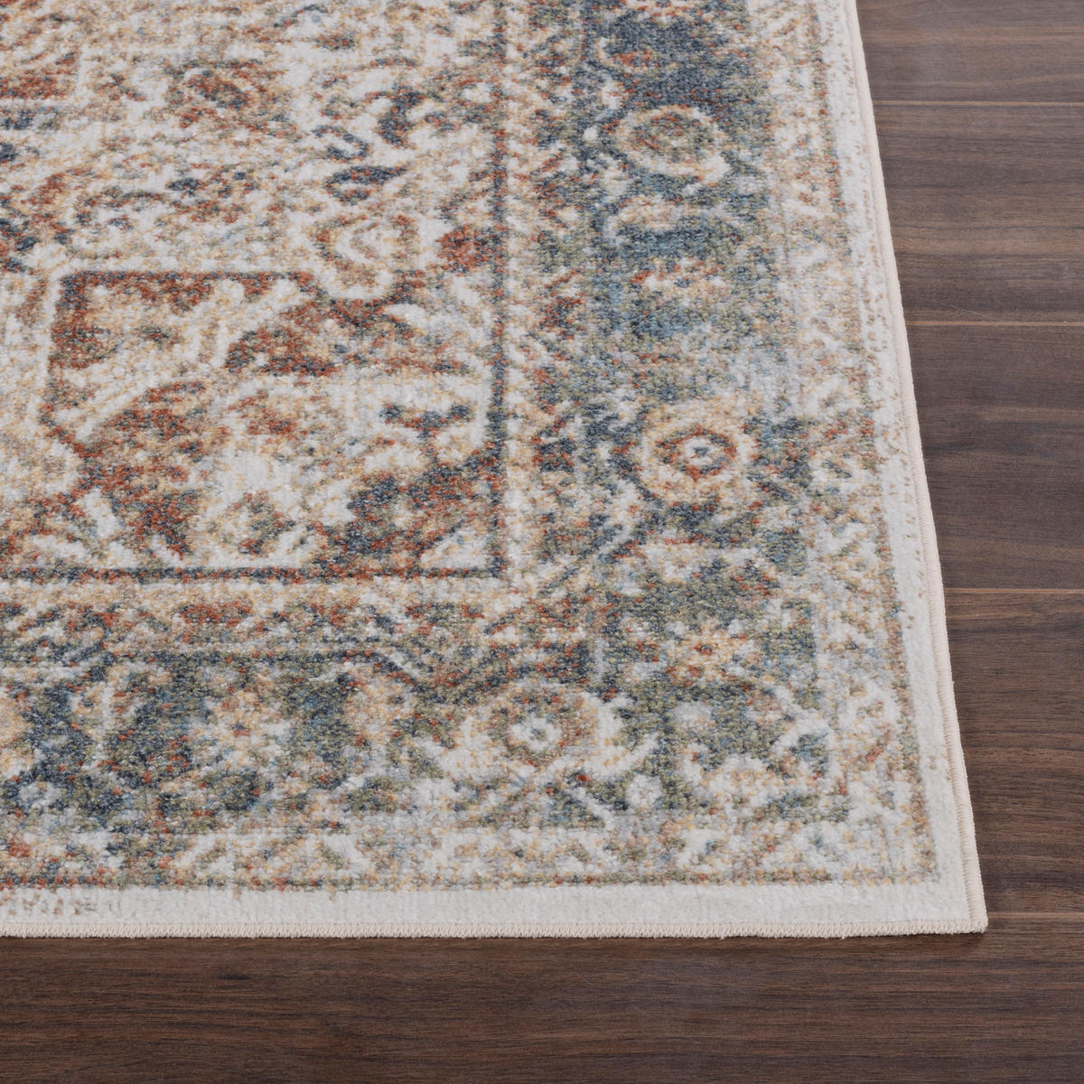 WASCHBARER TEPPICH Alora Rund Ø 200 cm Dunkelorange - Dunkelorange, Textil (200/200cm) - LIVABLISS