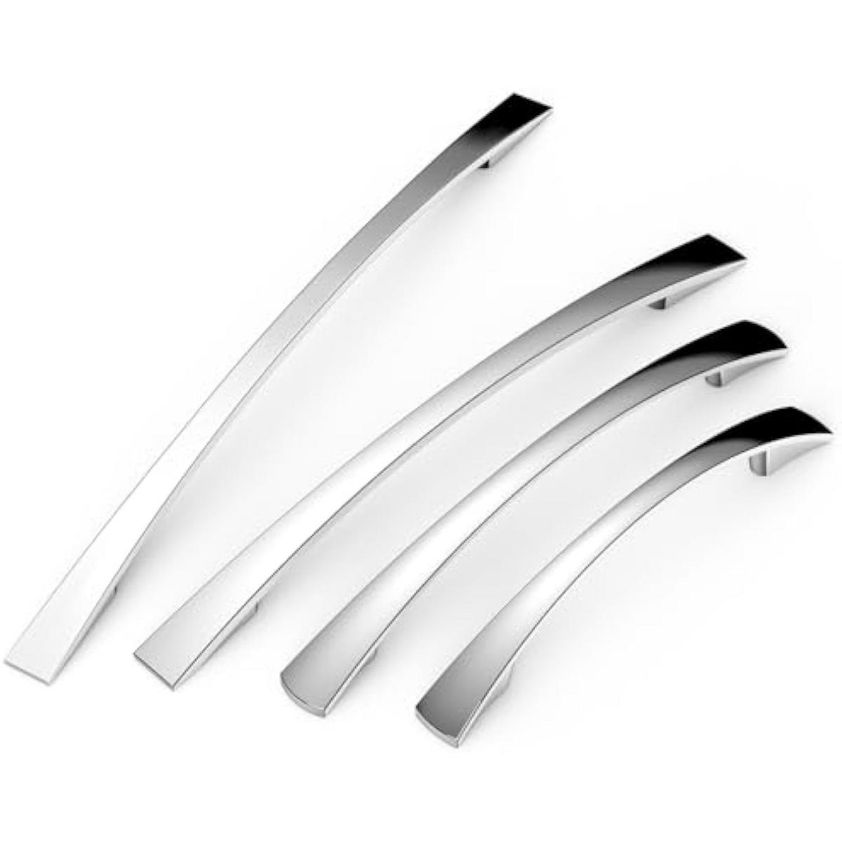 MÖBELGRIFF 10er-Set 96 mm - Silberfarben, Metall (1.37/2.2/1.35cm)