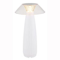 LED-TISCHLEUCHTE ILLUMI, weiß matt, Touchdimmer, Akku - Weiß, Kunststoff (15.4/15.4/28cm) - Globo Lighting