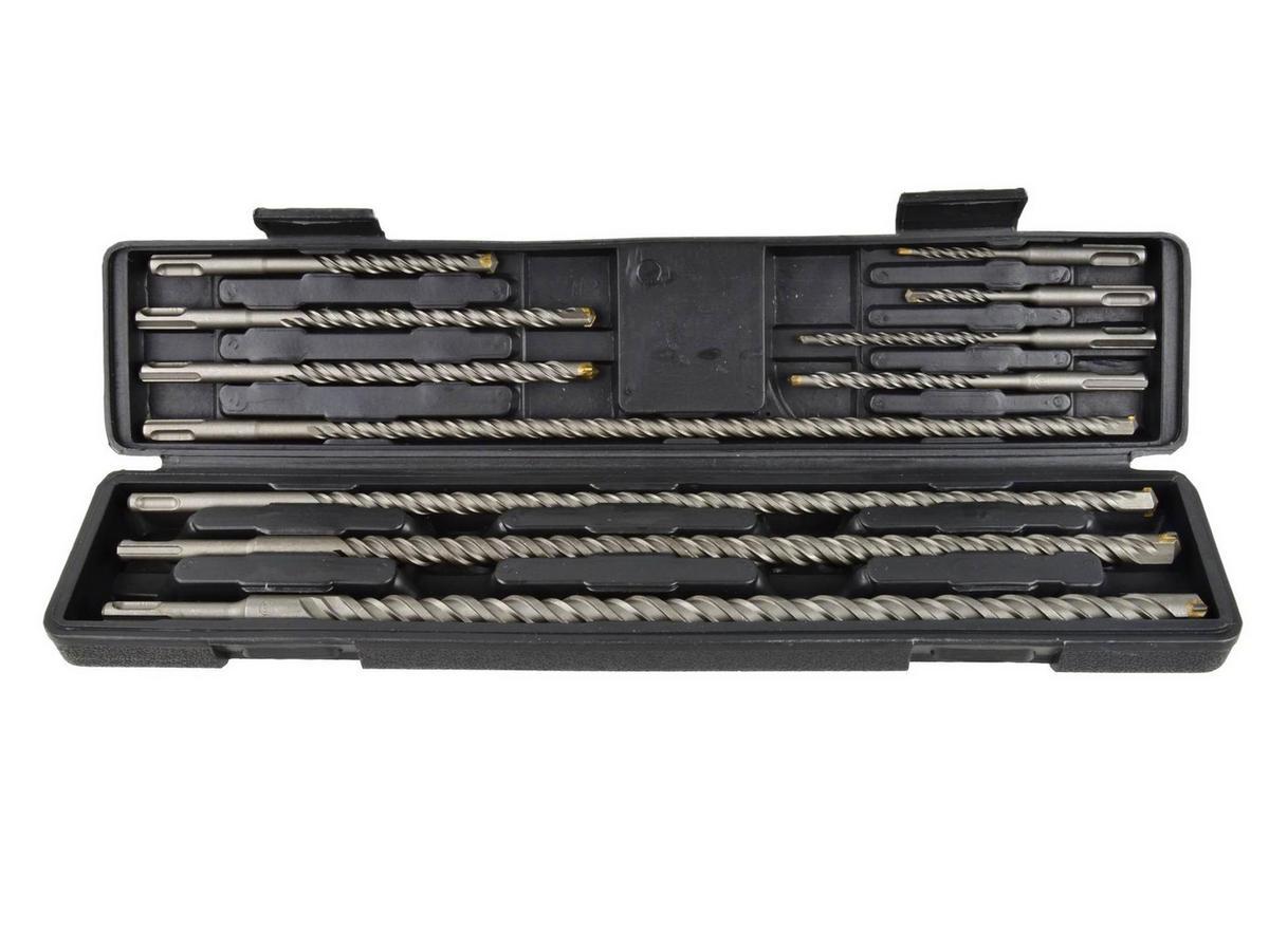 BOHRERSATZ SET 5 - 16 mm, 11-Teilig SDS-Plus - Multicolor, Metall (48/10/5cm) - TRIZERATOP