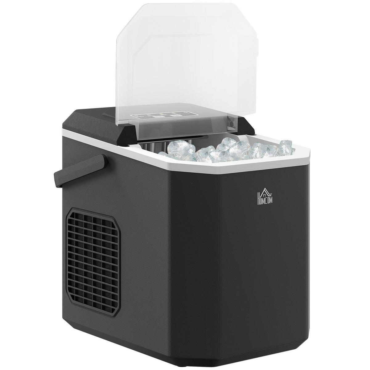 EISMASCHINE DE-17436 Selbstreinigend, 9 Würfel in 6-13 Min. Schwarz - Schwarz, Kunststoff (29.4/29/22.2cm) - ComfortXL