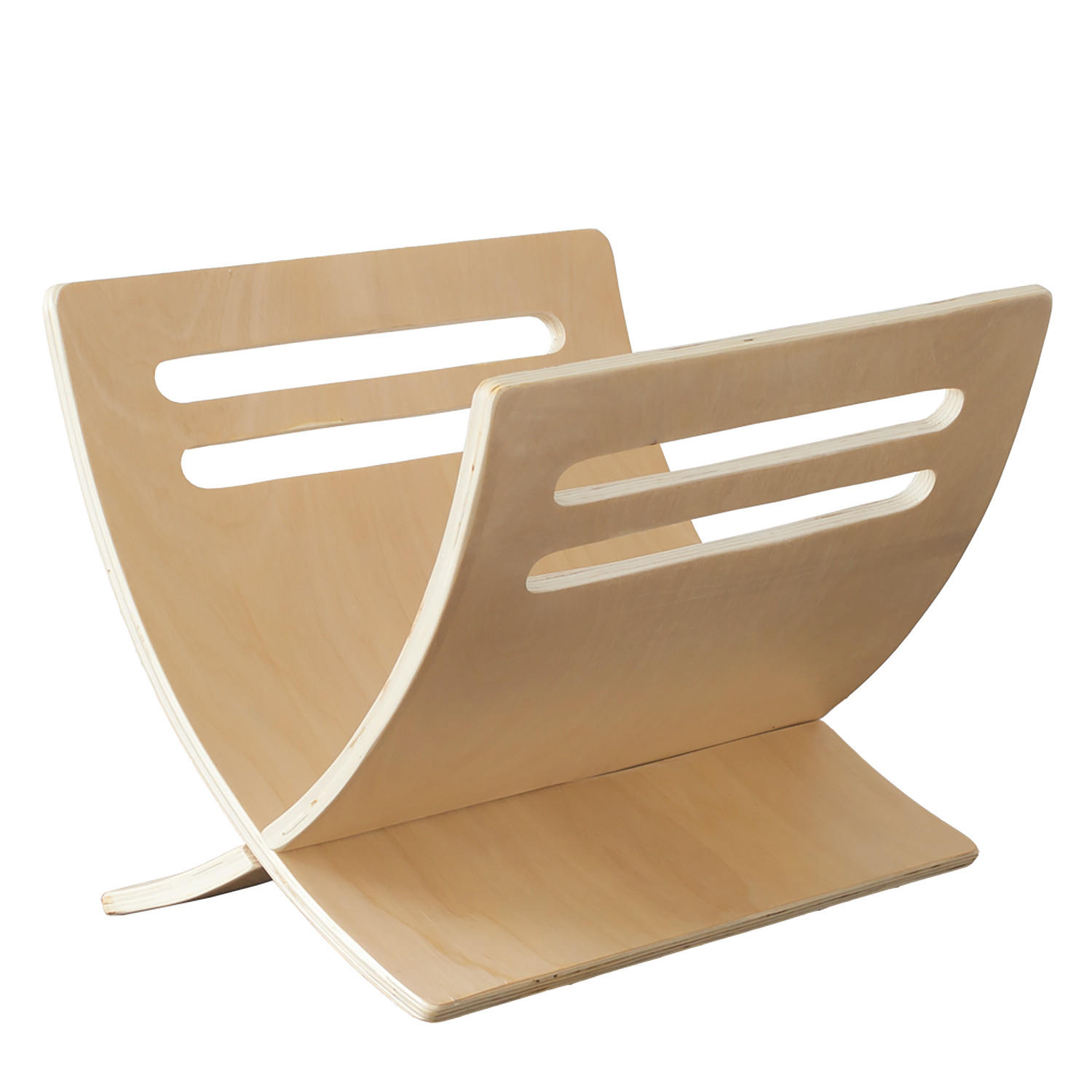 ZEITUNGSSTÄNDER Holz Natur - Braun, Holz (30/29/36cm) - Homestyle4u